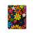 S4043 カラフルな花の漫画 Colorful Flowers Cartoon iPad Pro 11 (2021,2020,2018, 3rd, 2nd, 1st) タブレットケース