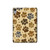 S4032 野生動物の足跡 Wild Animal Paw Foot Print iPad mini 6 7, iPad mini (2021,2024) タブレットケース
