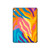 S4037 カラフルなシマウマ柄 Colorful Zebra Pattern iPad 9.7 (2017,2018), iPad 6, iPad 5 タブレットケース