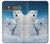 S0285 北極熊 北極 Polar Bear Family Arctic Sony Xperia 10 VII バックケース、フリップケース・カバー