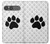S2355 動物ポウあしあと Paw Foot Print Sony Xperia 10 VII, 10 VIII バックケース、フリップケース・カバー