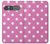 S2358 ピンクの水玉 Pink Polka Dots Sony Xperia 10 VII バックケース、フリップケース・カバー