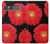 S2478 赤デイジーの花 Red Daisy flower Sony Xperia 10 VII バックケース、フリップケース・カバー