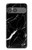 S2895 ブラックマーブルグラフィックプリント Black Marble Graphic Printed Sony Xperia 10 VII バックケース、フリップケース・カバー