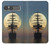 S2897 海賊船 ムーン・ナイト Pirate Ship Moon Night Sony Xperia 10 VII バックケース、フリップケース・カバー