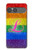 S2900 レインボーLGBTレズビアンプライド旗 Rainbow LGBT Lesbian Pride Flag Sony Xperia 10 VII バックケース、フリップケース・カバー