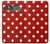 S2951 赤の水玉 Red Polka Dots Sony Xperia 10 VII バックケース、フリップケース・カバー