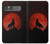 S2955 狼は赤月にハウリング Wolf Howling Red Moon Sony Xperia 10 VII バックケース、フリップケース・カバー