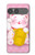 S3025 招き猫 Pink Maneki Neko Lucky Cat Sony Xperia 10 VII バックケース、フリップケース・カバー