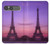 S3447 エッフェルパリの夕日 Eiffel Paris Sunset Sony Xperia 10 VII バックケース、フリップケース・カバー