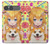 S3918 赤ちゃんコーギー犬コーギー女の子キャンディー Baby Corgi Dog Corgi Girl Candy Sony Xperia 10 VII, 10 VIII バックケース、フリップケース・カバー