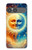 S3966 芸術的な太陽と月 Artistic Sun Moon Sony Xperia 10 VII バックケース、フリップケース・カバー