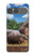 S4031 赤ちゃんカバ Baby Hippo Hippopotamus Family Sony Xperia 10 VII バックケース、フリップケース・カバー