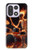 S3985 火の頭蓋骨のドラマー Fire Skull Drummer OnePlus 15 バックケース、フリップケース・カバー