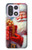S4029 クリスマス 笑顔のサンタクロース ギフトボックス Xmas Smiling Santa Claus Gift Box OnePlus 15 バックケース、フリップケース・カバー