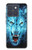 S0752 青火災狼 Blue Fire Grim Wolf Motorola Edge 70 バックケース、フリップケース・カバー
