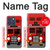 S2058 英国のダブルデッカーバスミニマリスト England British Double Decker Bus Minimalist Motorola Edge 70 バックケース、フリップケース・カバー