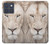 S2399 ホワイトライオンの顔 White Lion Face Motorola Edge 70 バックケース、フリップケース・カバー