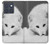 S2569 ホワイト北極キツネ White Arctic Fox Motorola Edge 70 バックケース、フリップケース・カバー