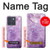 S2690 アメジスト結晶グラフィックプリント Amethyst Crystals Graphic Printed Motorola Edge 70 バックケース、フリップケース・カバー
