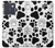 S2904 犬ポウ Dog Paw Prints Motorola Edge 70 バックケース、フリップケース・カバー