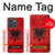 S2982 アルバニアサッカー Albania Football Soccer Red Flag Motorola Edge 70 バックケース、フリップケース・カバー