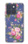 S3265 ヴィンテージ花柄 Vintage Flower Pattern Motorola Edge 70 バックケース、フリップケース・カバー
