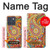S3402 ペイズリー花柄 Floral Paisley Pattern Seamless Motorola Edge 70 バックケース、フリップケース・カバー