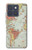 S3418 ヴィンテージの世界地図 Vintage World Map Motorola Edge 70 バックケース、フリップケース・カバー