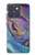 S3676 カラフルな抽象的な大理石の石 Colorful Abstract Marble Stone Motorola Edge 70 バックケース、フリップケース・カバー