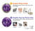 S3713 パープルクォーツアメジストグラフィックプリント Purple Quartz Amethyst Graphic Printed Motorola Edge 70 バックケース、フリップケース・カバー