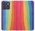 S3799 かわいい縦水彩レインボー Cute Vertical Watercolor Rainbow Motorola Edge 70 バックケース、フリップケース・カバー