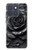 S3969 黒いバラの力強い筆遣い Black Rose Hard Brush Stroke Motorola Edge 70 バックケース、フリップケース・カバー