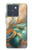 S3993 緑の大理石 金の静脈 Green Marble Gold Veins Motorola Edge 70 バックケース、フリップケース・カバー