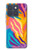 S4037 カラフルなシマウマ柄 Colorful Zebra Pattern Motorola Edge 70 バックケース、フリップケース・カバー