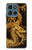 S2804 ゴールドドラゴンプリント Chinese Gold Dragon Printed Motorola Moto G (2026), G Play (2026) バックケース、フリップケース・カバー