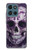 S3582 紫の頭蓋骨 Purple Sugar Skull Motorola Moto G (2026), G Play (2026) バックケース、フリップケース・カバー