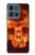 S3881 ファイアスカル Fire Skull Motorola Moto G (2026), G Play (2026) バックケース、フリップケース・カバー