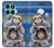 S3915 アライグマの女子 赤ちゃんナマケモノ宇宙飛行士スーツ Raccoon Girl Baby Sloth Astronaut Suit Motorola Moto G (2026), G Play (2026) バックケース、フリップケース・カバー
