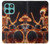 S3985 火の頭蓋骨のドラマー Fire Skull Drummer Motorola Moto G (2026), G Play (2026) バックケース、フリップケース・カバー