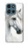 S4025 白馬の絵 White Horse Painting Motorola Moto G (2026), G Play (2026) バックケース、フリップケース・カバー