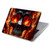 S3986 火の頭蓋骨 Fire Skull MacBook Air 15″ (2023,2024,2025) - A2941, A3114, 3241 ケース・カバー