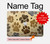 S4032 野生動物の足跡 Wild Animal Paw Foot Print MacBook Pro 13″ - A1706, A1708, A1989, A2159, A2289, A2251, A2338 ケース・カバー