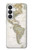 S0604 世界地図 World Map Samsung Galaxy S26 バックケース、フリップケース・カバー