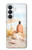 S1425 浜ときれいな貝殻 Seashells on The Beach Samsung Galaxy S26 バックケース、フリップケース・カバー