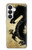 S1482 ブラックドラゴン絵画 Black Dragon Painting Samsung Galaxy S26 バックケース、フリップケース・カバー