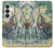 S2491 北斎 霧降の滝 Hokusai Kirifuri Waterfall at Kurokami Mountain Samsung Galaxy S26 バックケース、フリップケース・カバー