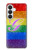 S2899 レインボーLGBTゲイプライド旗 Rainbow LGBT Gay Pride Flag Samsung Galaxy S26 バックケース、フリップケース・カバー