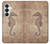 S3214 タツノオトシゴスケルトン化石 Seahorse Skeleton Fossil Samsung Galaxy S26 バックケース、フリップケース・カバー