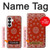 S3355 赤バンダナパターン Bandana Red Pattern Samsung Galaxy S26 バックケース、フリップケース・カバー